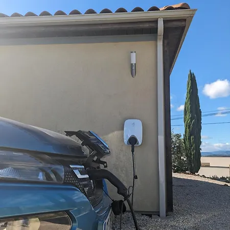 营地 Roulotte De La Font Vive - Equipee, Confort, Situation Ideale Sud Ardeche 格罗斯皮埃雷斯